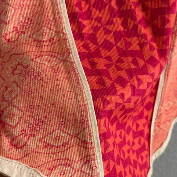 Free People Red and Cream Tank Top - Picture 2 of 6